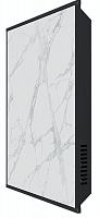 STOUT WHITE STONE SCT 60*60 белый гранит / черный корпус