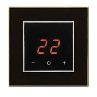 Терморегулятор для теплого пола Aura ORTO Black Classic