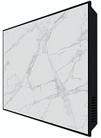 STOUT WHITE STONE SCT 120*60 белый гранит / черный корпус
