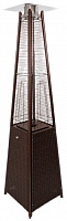 Газовый уличный обогреватель Stalleh Pyramid X4 Rattan Brown