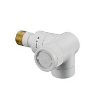 Oventrop DN-15 1/2" 1/2" ВН серия E угловой трехосевой белый