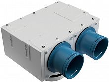 AirDS оцинкованный, 125 мм, 2*75 мм,белый